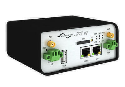 LR77 v2 priemyselný LTE router, EMEA, Kovový, No ACC