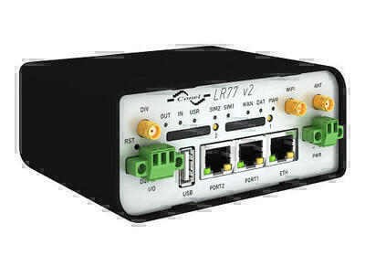 LR77 v2 industry LTE router, EMEA, Metal, No ACC