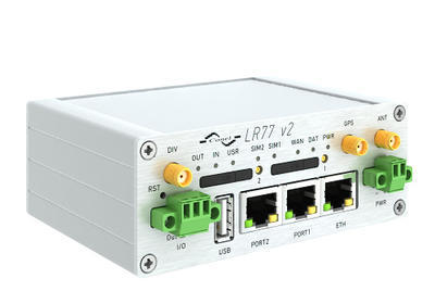 LR77 v2 industry LTE router, EMEA, Plastic, ACC