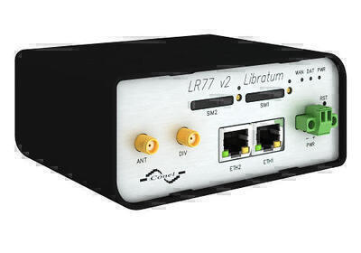 LR77 v2 Libratum LTE router, EMEA, Plastik, ACC US