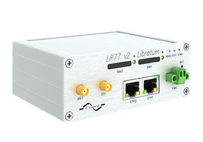 LR77 v2 industriell LTE router, EMEA, Metallisch, ACC UK