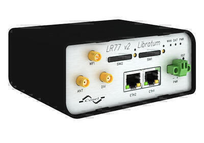 LR77 v2 industry LTE router, EMEA, Metal, No ACC
