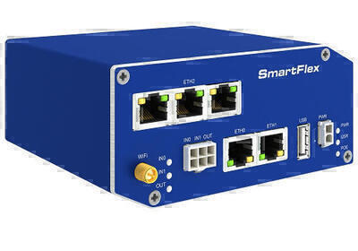 SmartFlex industriell drahtgebundener router, weltweit, Metallisch